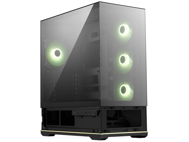 MSI - MAG PANO 110R PZ  ATX Mid-Tower PC Case - Black - image 8