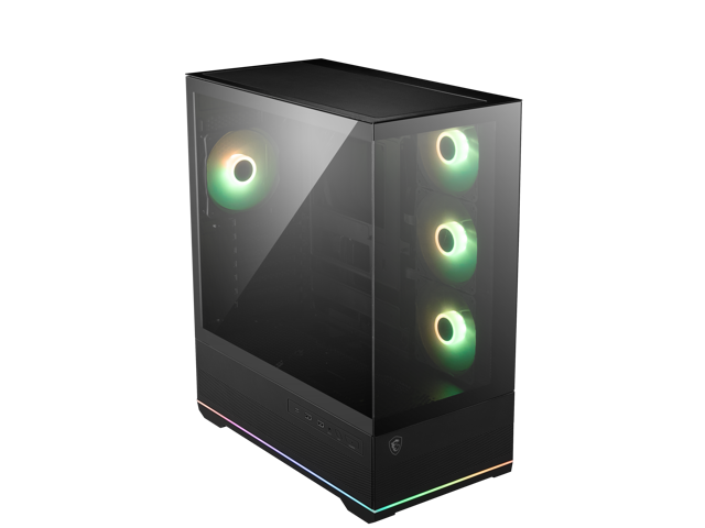 MSI - MAG PANO 110R PZ  ATX Mid-Tower PC Case - Black - image 12