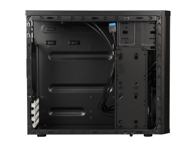 Fractal Design - Core 1100, Black, Micro ATX, Mini Tower PC Case - Black - image 8