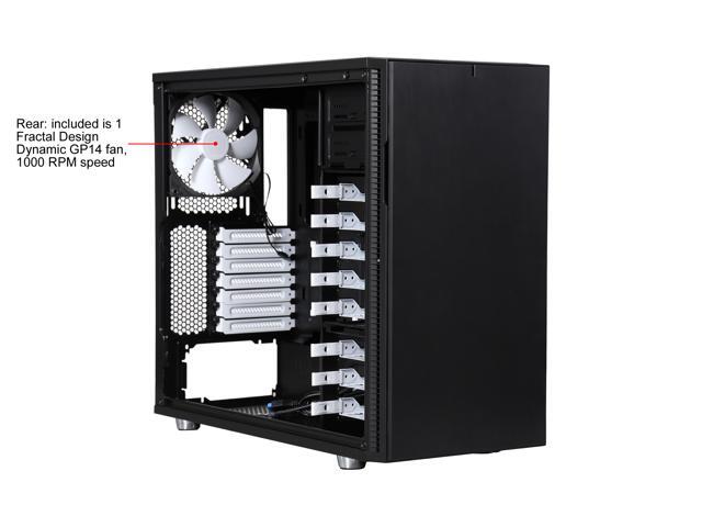 Fractal Design - Define R5 Black Silent ATX Mid-Tower PC Case - Black - image 11