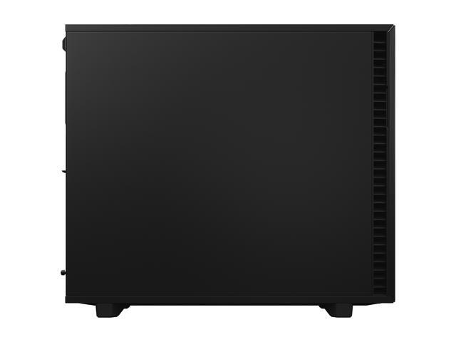 Fractal Design - Define 7 Black Brushed Aluminum/Steel E-ATX Silent Modular Mid Tower PC Case - Black - image 10