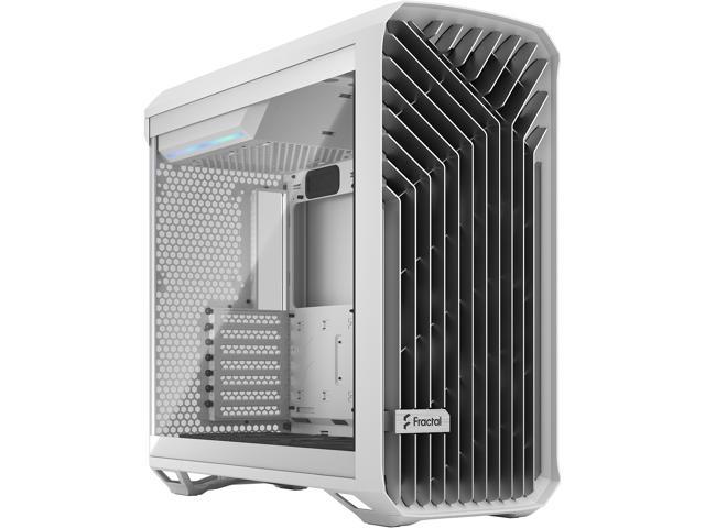 Open Box - Fractal Design Torrent White E-ATX Tempered Glass Window High-Airflow Mid Tower Computer Case