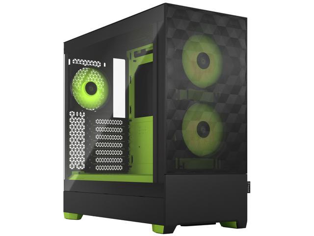 Fractal Design Pop Air RGB Black Green Core TG ATX High-Airflow Clear Tempered Glass Window Mid Tower Computer Case