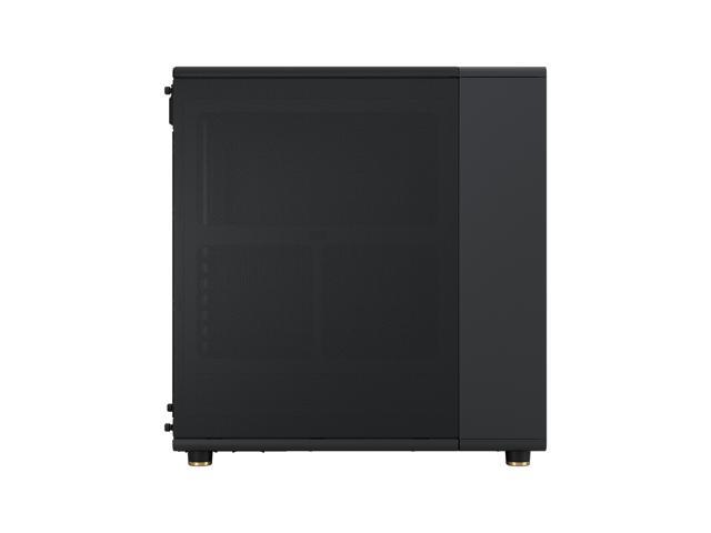 Fractal Design - North Charcoal Black with Walnut Front and Mesh Side Panel Mid-Tower PC Case - Black - image 3
