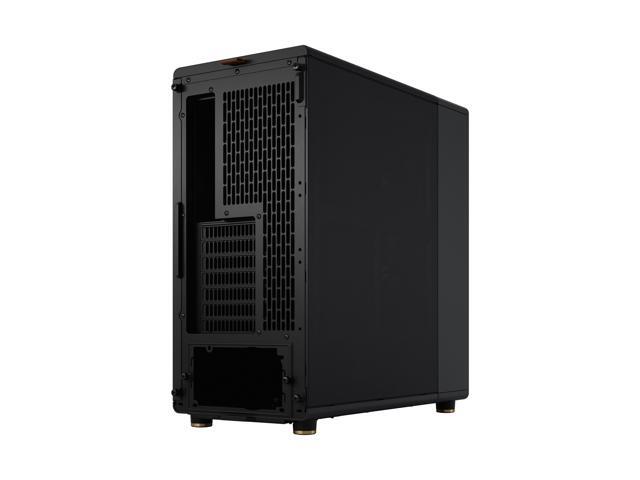 Fractal Design - North Charcoal Black with Walnut Front and Mesh Side Panel Mid-Tower PC Case - Black - image 4