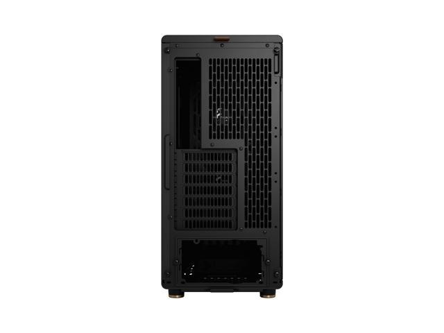 Fractal Design - North Charcoal Black with Walnut Front and Mesh Side Panel Mid-Tower PC Case - Black - image 5