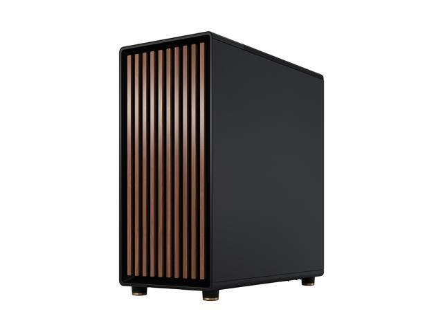 Fractal Design - North Charcoal Black with Walnut Front and Mesh Side Panel Mid-Tower PC Case - Black - image 8