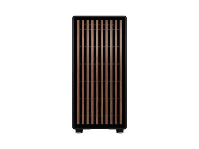 Fractal Design - North Charcoal Black with Walnut Front and Mesh Side Panel Mid-Tower PC Case - Black - image 9