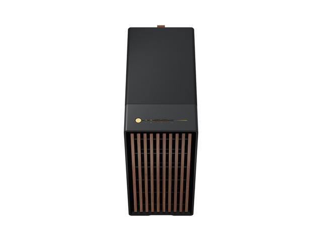 Fractal Design - North Charcoal Black with Walnut Front and Mesh Side Panel Mid-Tower PC Case - Black - image 10