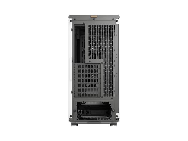 Fractal Design - North Chalk White with Oak Front and Clear TG Side Panel Mid-Tower PC Case - White - image 5