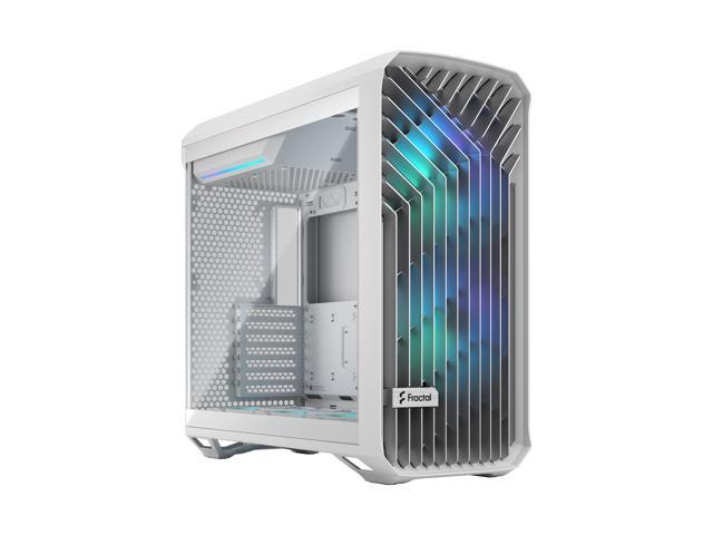 Fractal Design Torrent RGB White E-ATX Tempered Glass Window High-Airflow Mid Tower Computer Case