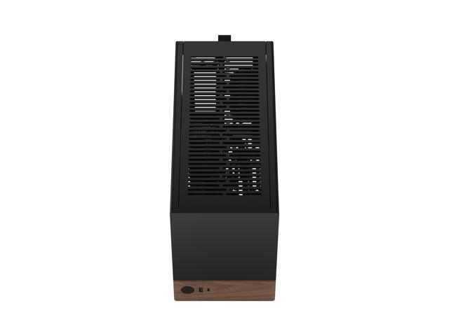 Fractal Design - Terra Graphite with PCIe 4.0 Riser Mini-ITX Small Form Factor PC Case - Black - image 7