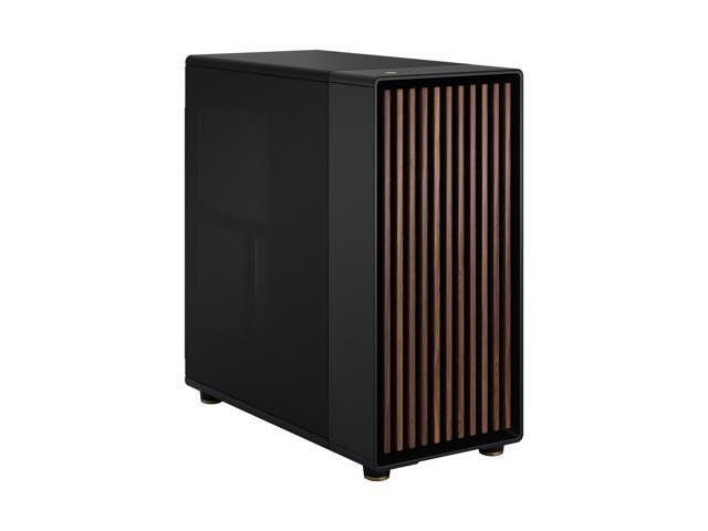Fractal Design - North XL Charcoal Black EATX, ATX, microATX, Mini-ITX Chassis with Walnut Front and Mesh Side Panel Mid Tower PC Case - Black - image 3