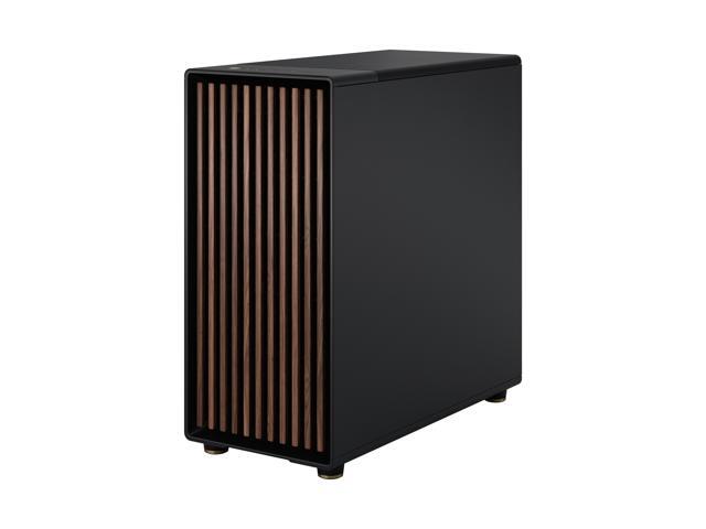 Fractal Design - North XL Charcoal Black EATX, ATX, microATX, Mini-ITX Chassis with Walnut Front and Mesh Side Panel Mid Tower PC Case - Black - image 4