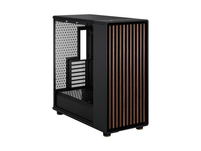 Fractal Design - North XL Charcoal Black EATX, ATX, microATX, Mini-ITX Chassis with Walnut Front and Mesh Side Panel Mid Tower PC Case - Black - image 5