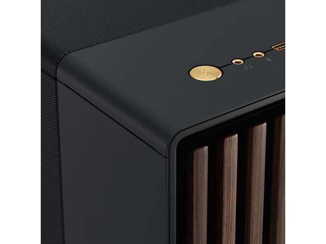 Fractal Design - North XL Charcoal Black EATX, ATX, microATX, Mini-ITX Chassis with Walnut Front and Mesh Side Panel Mid Tower PC Case - Black - image 9