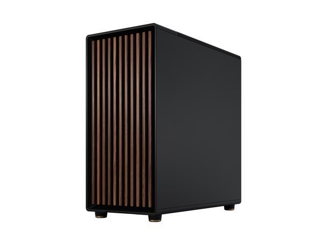 Fractal Design - North XL Charcoal Black Chassis with Walnut Front and Dark Tinted G Side Panel Mid-Tower PC Case - Black - image 5