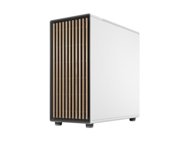 Fractal Design - North XL Chalk White Chassis with Oak Front and Clear TG Side Panel Mid-Tower PC Case - White - image 7