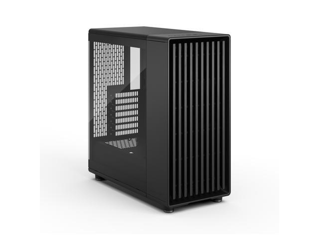 Fractal Design - North Momentum Edition Black E-ATX Chassis with Blackened Oak Front and TG Side Panel Mid Tower PC Case - Black - image 3