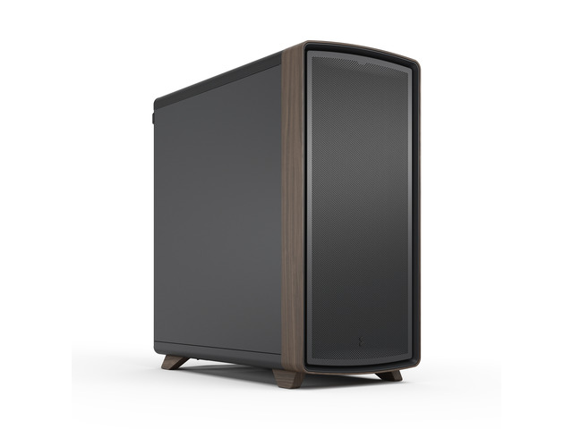 Fractal Design Summit Black Solid Walnut PC Gaming Case - Three Momentum 14 Fans Included - ATX Reverse Connector and E-ATX/ATX/mATX/ITX...