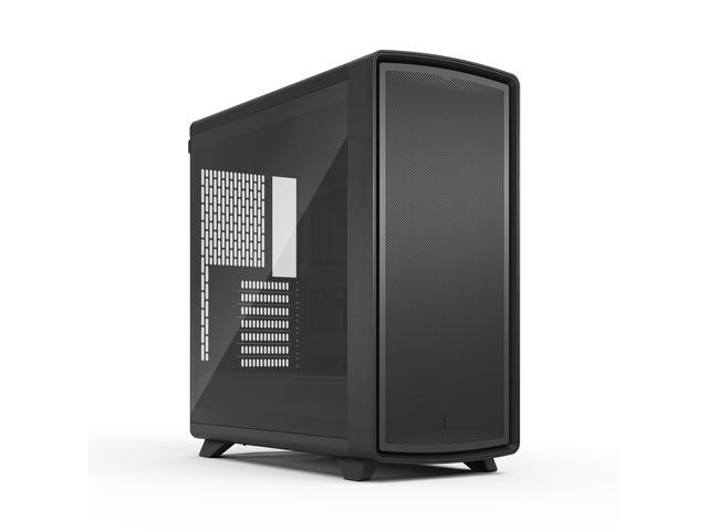 Fractal Design Summit Blackout TG Blackened Oak PC Gaming Case - Tempered Glass Side Panel - Three Momentum 14 Fans Included - ATX Reverse...