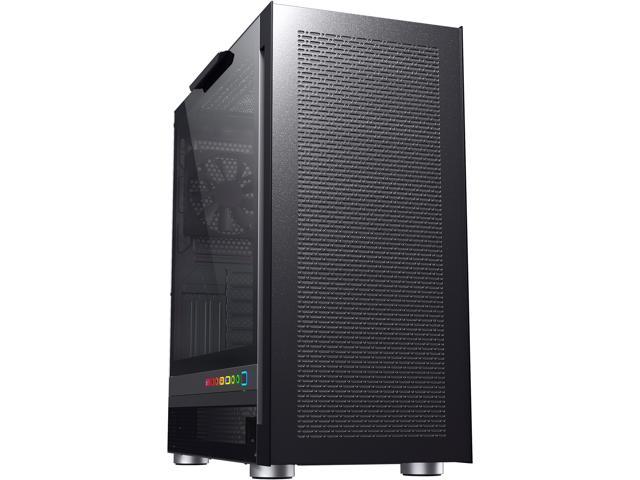 DIYPC IDX6-BK-RGB Black Computer Case
