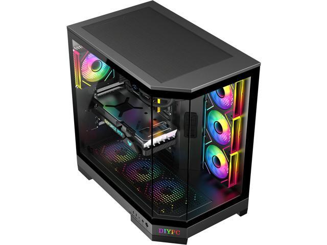 DIYPC Vanguard-F1-BK Black Cases (Computer Cases - ATX Form)