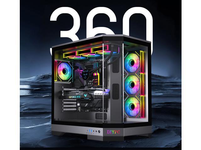 DIYPC Vanguard-F1-BK Black Cases (Computer Cases - ATX Form)