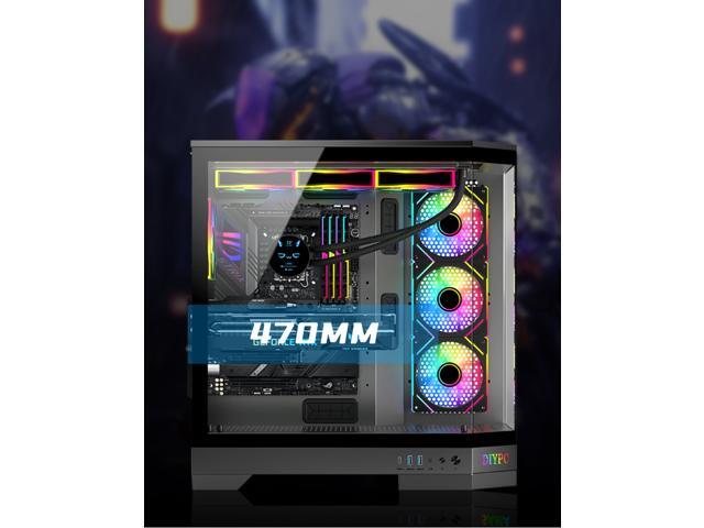 DIYPC Vanguard-F1-BK Black Cases (Computer Cases - ATX Form)