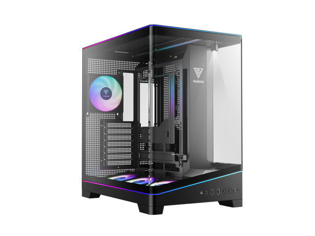 Gamdias ATLAS P6 CG Black Computer Case