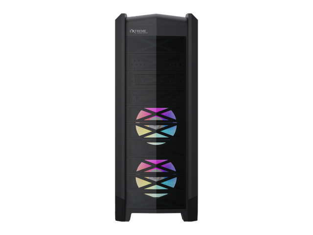 GAMEMAX Dragon knight 2 Black USB3.0/Type C ATX Gaming Full Tower Computer Case w/5 x ARGB Fans (Pre-Installed). Support 4090 GPU and 240mm AIO