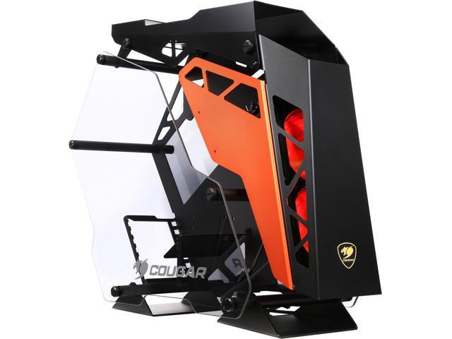 COUGAR Conquer Aluminum Frame Tempered Glass Gaming Case with LED Fan