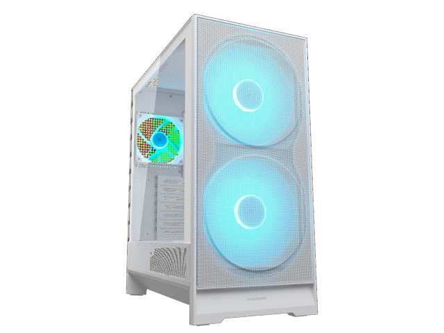 COUGAR 385VA40.0002 CGR-5VA4W-RGB White Mini ITX / Micro ATX / ATX / CEB Computer Cases