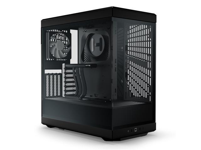 HYTE Y40 Mainstream Vertical GPU Case ATX Mid Tower Gaming Case with PCI Express 4.0 x 16 Riser Cable Included, Black
