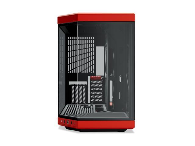 HYTE - Y70 ATX Mid-Tower PC Case - Black/Red - image 3