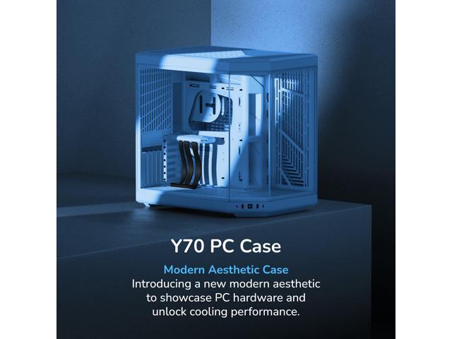 HYTE CS-HYTE-Y70-BM Blueberry Milk ABS / Steel / Tempered Glass Case (Computer Cases - ATX Form)