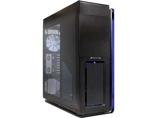 Phanteks Enthoo Primo Series PH-ES813P BL Black w/ Blue LED Aluminum faceplates / Steel chassis ATX Full Tower Computer Case
