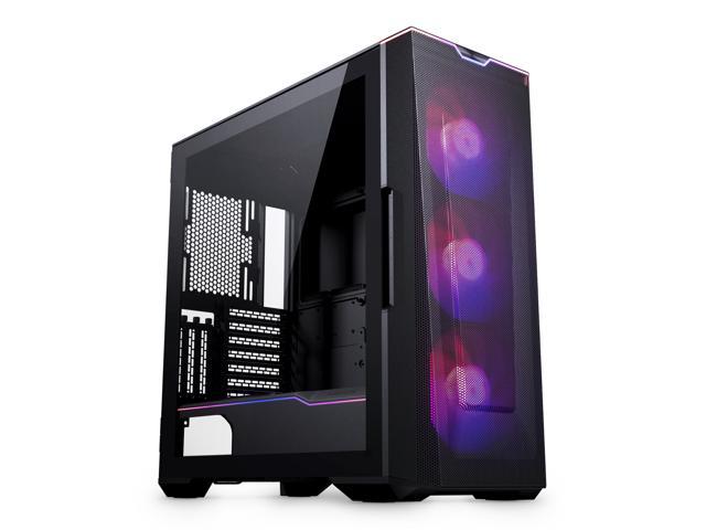Phanteks Eclipse G500A DRGB, High Performance Mid-Tower Case, Mesh Front Panel, Integrated D/A-RGB Lighting, Tempered Glass Window, 3x M25-140.