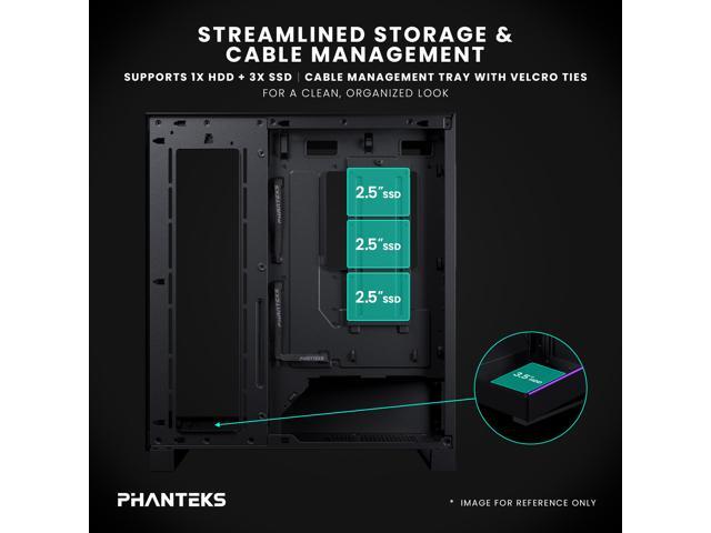 Phanteks NV5S Showcase Mid-Tower ATX PC Case, 4 x M25-120 ARGB Fans, High-Airflow Gaming Chassis with Seamless Tempered Glass, Integrated ARGB...