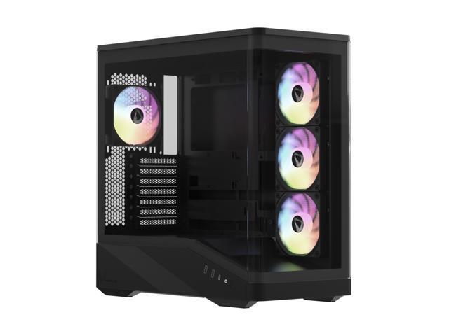 Formula V Line Crystal U9 Mid-Tower PC Case, Curved Tempered Glass Front, Supports EATX/ATX, 420mm GPU, Top 360mm Radiator, Pre-Installed ARGB Fans