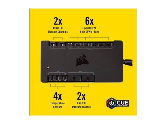 Corsair CL-9011110-WW Digital Fan and RGB Lighting Controller