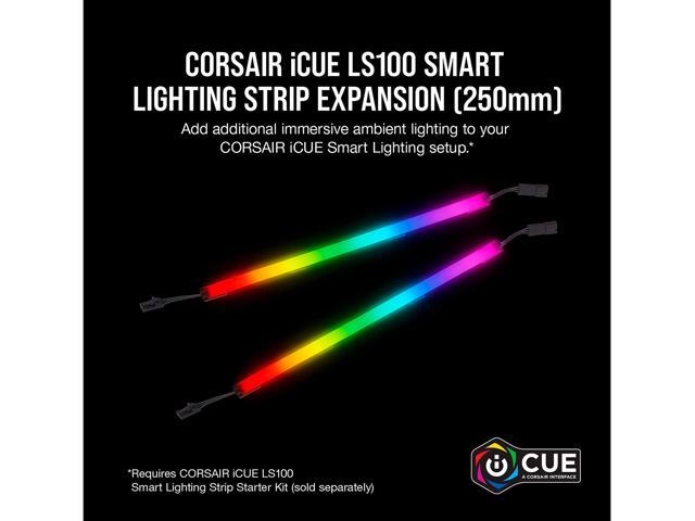 CORSAIR iCUE LS100 Smart Lighting Strip Expansion Kit 250mm, CD-9010001-WW/SS