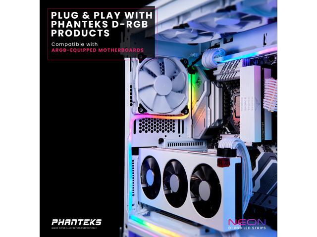 Phanteks NEON Digital-RGB LED Strip M5, white - 1x 550mm Smooth lighting strip, full-color range, flexible mounting