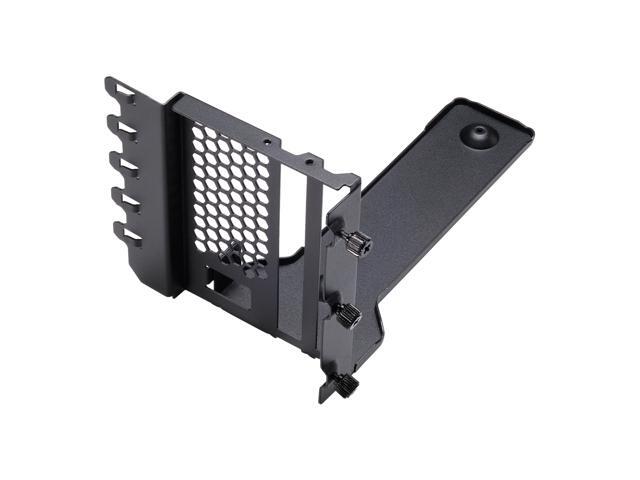 Phanteks Gen4 Vertical GPU Bracket, 220mm Flat Line PCI-E Gen4 x16 Riser Cable Kit, Black