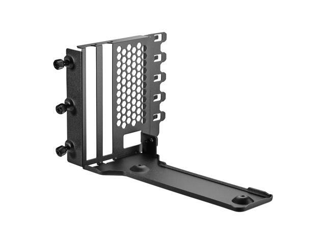 Phanteks Gen4 Vertical GPU Bracket, 220mm Flat Line PCI-E Gen4 x16 Riser Cable Kit, Black