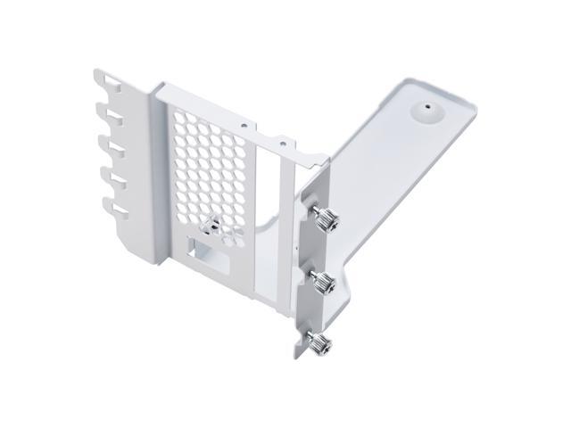 Phanteks Gen4 Vertical GPU Bracket, 220mm Flat Line PCI-E Gen4 x16 Riser Cable Kit, White