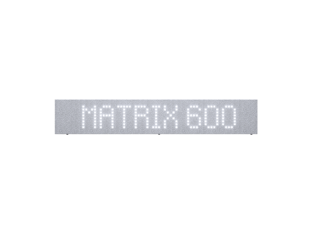 Phanteks Matrix-600 Screen Upgrade Kit, for XT View and G400A, 600 LED Display, Fabric Panel, Grey White