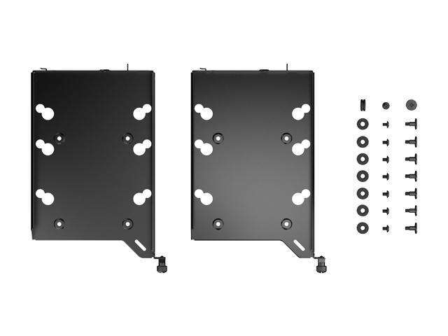 Fractal Design FD-A-TRAY-001 HDD Drive Tray Kit - Type-B for Define 7 Series and Compatible Fractal Design Cases - Black (2-pack)