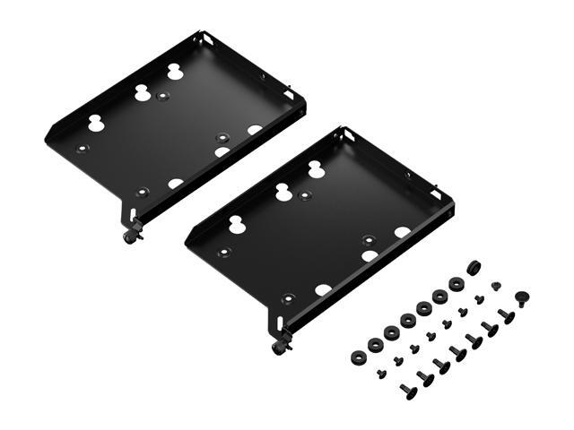 Fractal Design FD-A-TRAY-001 HDD Drive Tray Kit - Type-B for Define 7 Series and Compatible Fractal Design Cases - Black (2-pack)