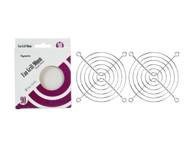 Bgears Fan Grill 90mm steel chrome finished fan grill (2 pieces Pack)